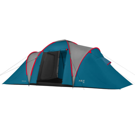 Camping Tent, Blue-Light Gray, 2-Person, Waterproof