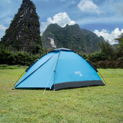 Camping Tent, Blue, Nightfall, 2-Person, Waterproof