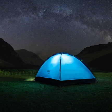 Camping Tent, Blue, Nightfall, 2-Person, Waterproof