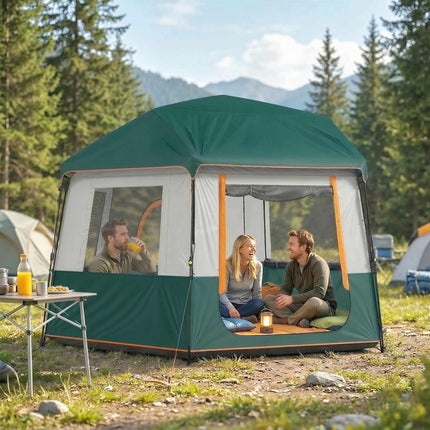 Camping Tent for 4-6 People, Waterproof, UV30+ Protection