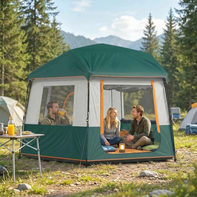 Camping Tent for 4-6 People, Waterproof, UV30+ Protection