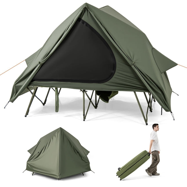Camping Tent with Cot for 2, Waterproof, Portable