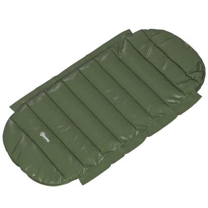 Camping blanket sleeping bag - 4 seasons, foldable, green