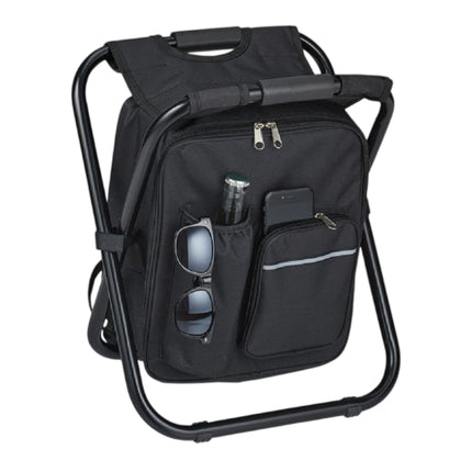 Camping chair foldable black
