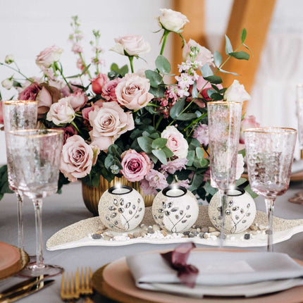 Candle holder with tealight holder