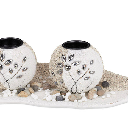 Candle holder with tealight holder