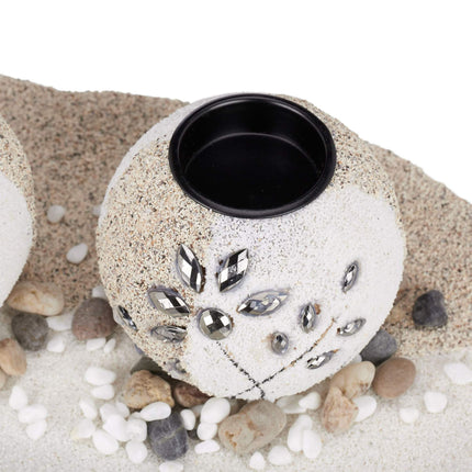 Candle holder with tealight holder