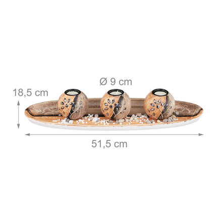 Candle holder with tealight holder