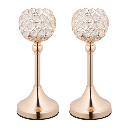 Candlestick in crystal, 2 pcs