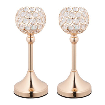 Candlestick in crystal, 2 pcs