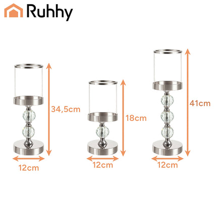 Candlestick-lantern set of 3 pcs. Ruhhy 22314