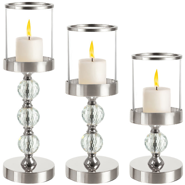 Candlestick-lantern set of 3 pcs. Ruhhy 22314