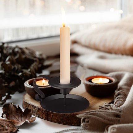 Candlestick with handle set of 2