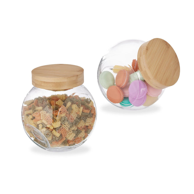Snoepglas set van 2