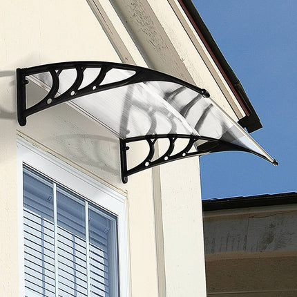 Transparent polycarbonate front door cover - 75x100cm