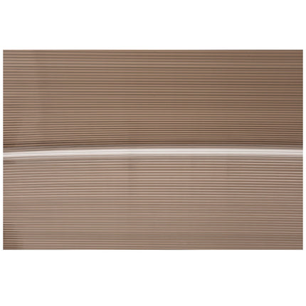 Weather-resistant exterior door in polycarbonate, brown, 120x75cm