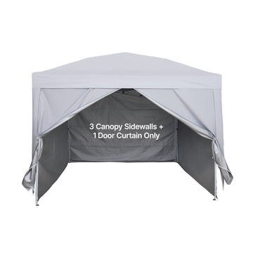 Canopy Sidewalls 4 Pack, 3 x 3 m, Waterproof, White