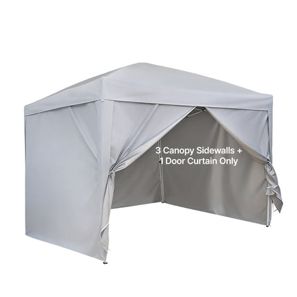 Canopy Sidewalls 4 Pack, 3 x 3 m, Waterproof, White