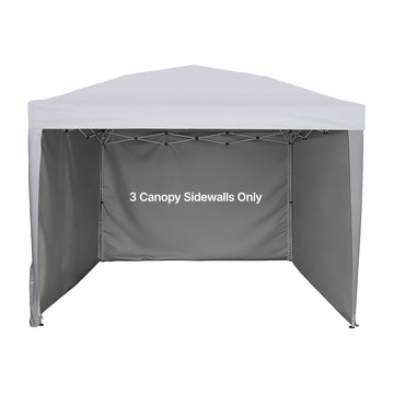 Canopy Sidewalls for 10x10 Pop-Up Tent, 3 Panels White