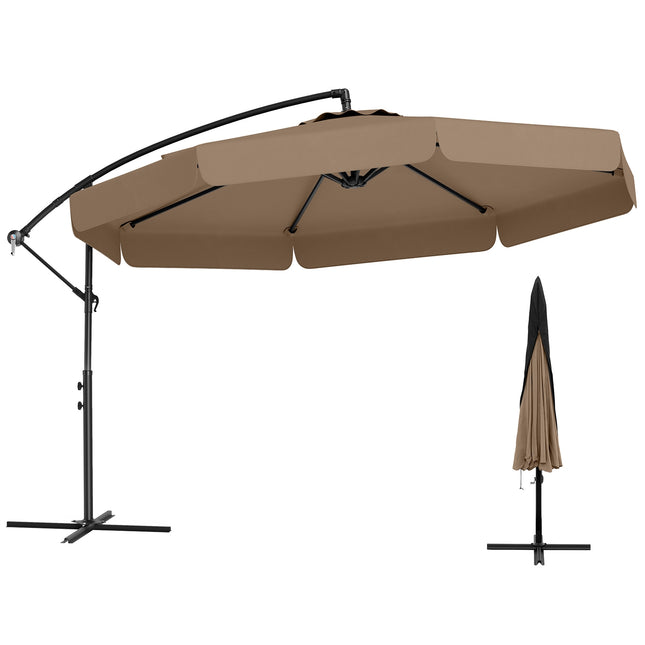 Cantilever Patio Umbrella 305 cm, Tilt, Cover, Crank