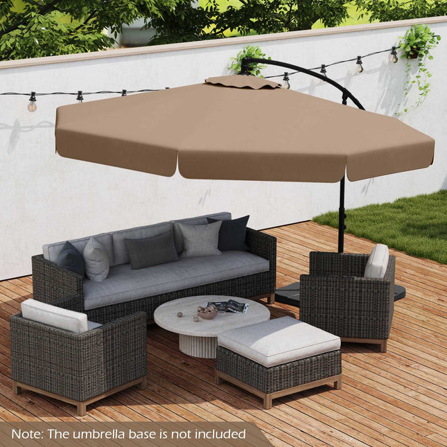 Cantilever Patio Umbrella 305 cm, Tilt, Cover, Crank
