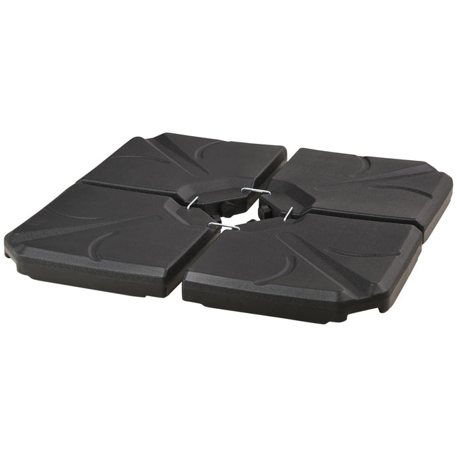 Cantilever Umbrella Base Weights, HDPE, 56kg Capacity