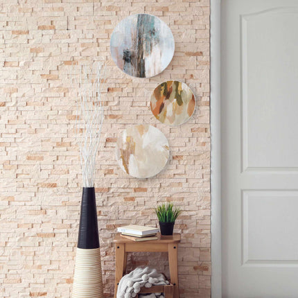 Canvas round set of 6