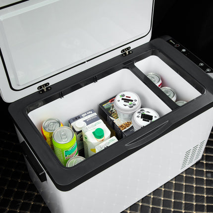 Car cooler 30L - LCD, Dual Voltage, Portable refrigerator