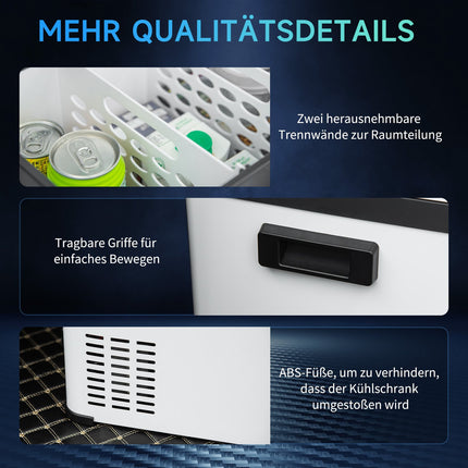 Car cooler 30L - LCD, Dual Voltage, Portable refrigerator