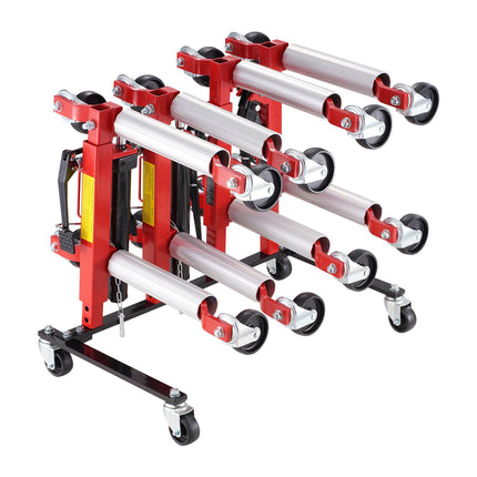 Car Dolly Storage Rack, 4-Dolly Capacity, Swivel Casters