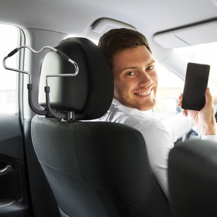 Car Headrest Hangers, 2-Piece Set, Anti-Crease