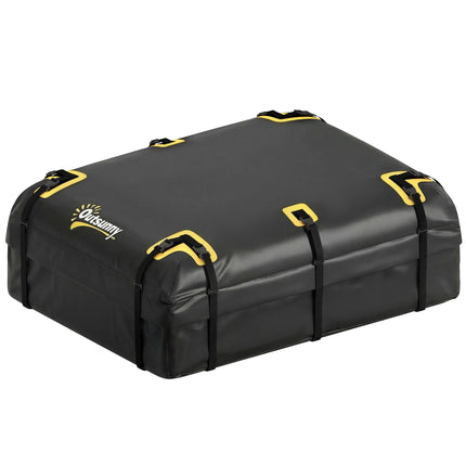 Car Roof Cargo Box, 21 Cubic Feet, Waterproof with Straps