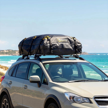 Car Roof Cargo Box, 21 Cubic Feet, Waterproof with Straps