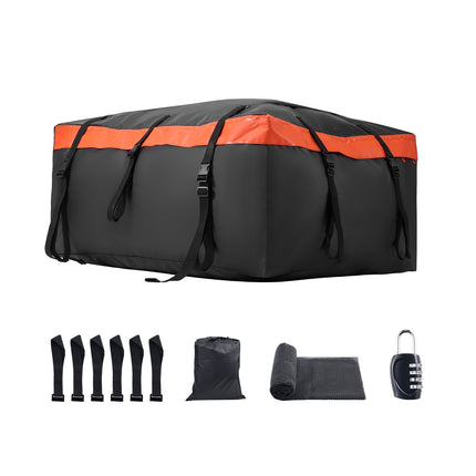 Car Rooftop Cargo Carrier Bag, 23 Cu Ft, Waterproof, Lock