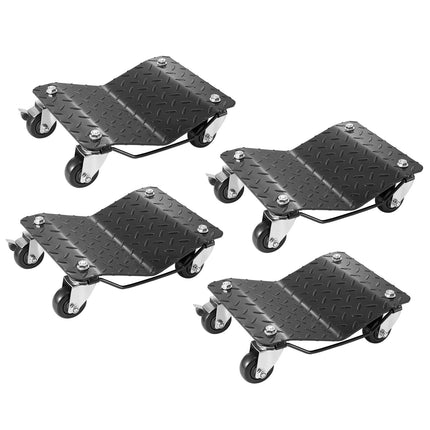 Car Wheel Dolly Set, 4-Pack 6000 lb, 12 in Tires