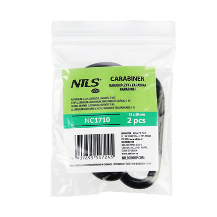 Carabiner Set, 2 Pcs – Durable and Lightweight