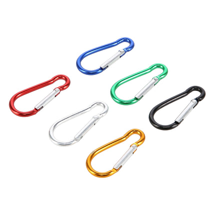 Carabiner Set, 6 Pcs – Durable and Lightweight