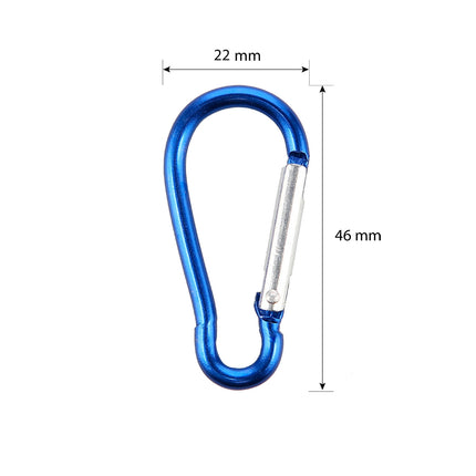 Carabiner Set, 6 Pcs – Durable and Lightweight