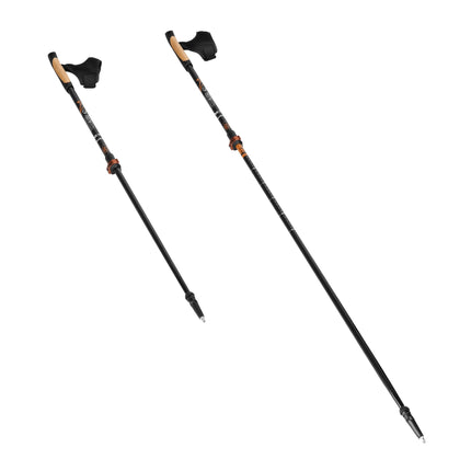 Carbon Fibre Nordic Walking Poles, Adjustable Length