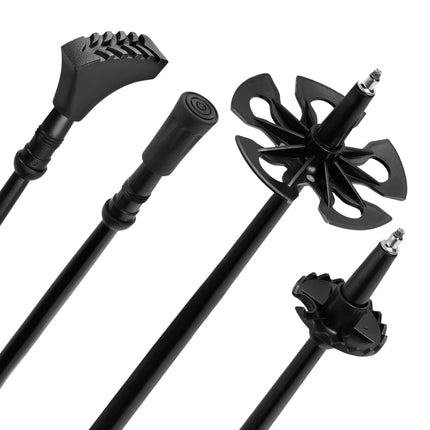 Carbon Fibre Nordic Walking Poles, Adjustable Length
