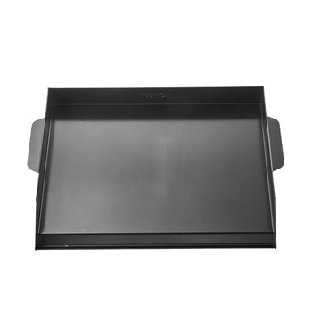 Carbon Steel Griddle Plate, 22x16 In, Flat Top for Grill