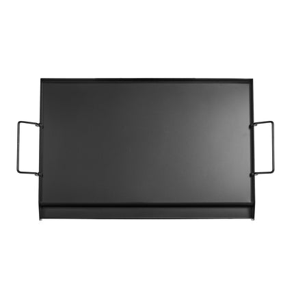 Carbon Steel Griddle Plate 24x16, Removable Handles