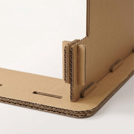 Cardboard Cat House, XL 3-Level Castle, Tool-Free