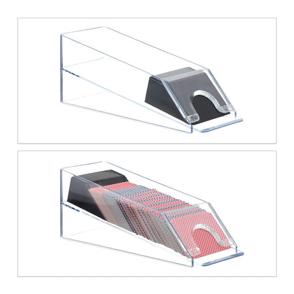 Card holder with 6 decks