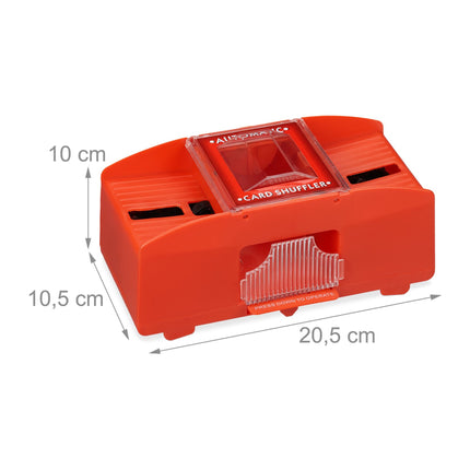 Card shuffler electric 2 decks