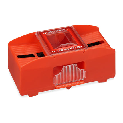 Card shuffler electric 2 decks