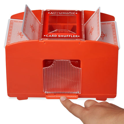 Card shuffler electric 4 decks