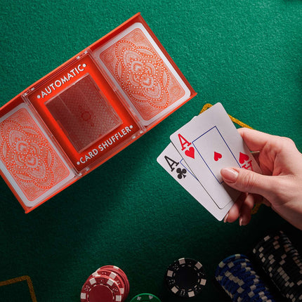 Card shuffler electric 4 decks
