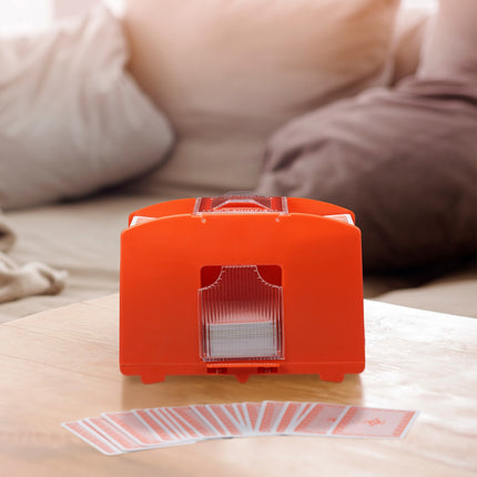Card shuffler electric 4 decks
