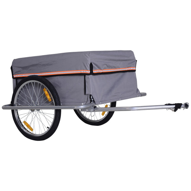 Bicycle cargo trailer - durable design that is easy to attach